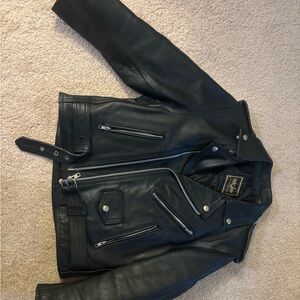 Genuine Leather Moto Jacket